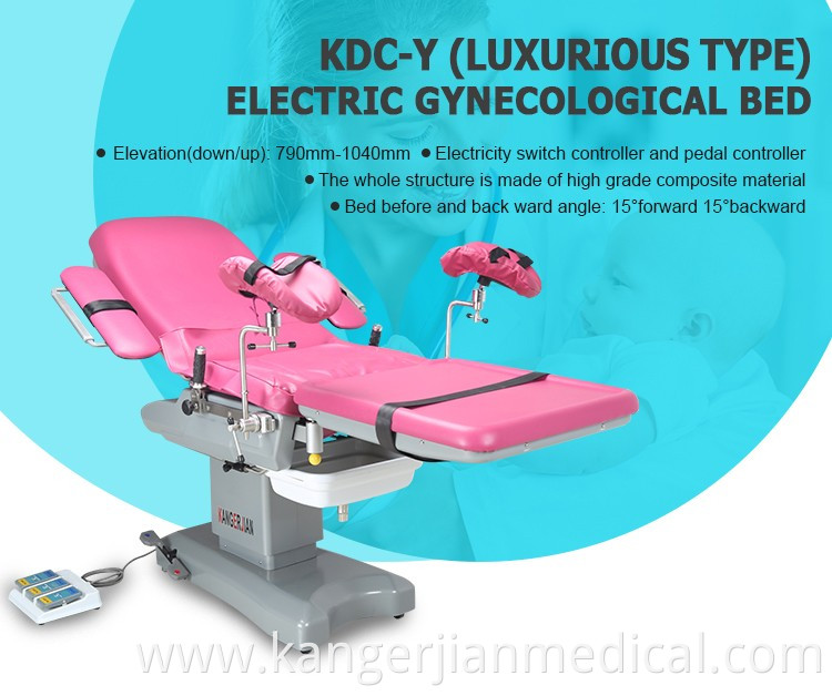 Medical manual portable surgical theatre operation table plastic surgery gynecological exam table